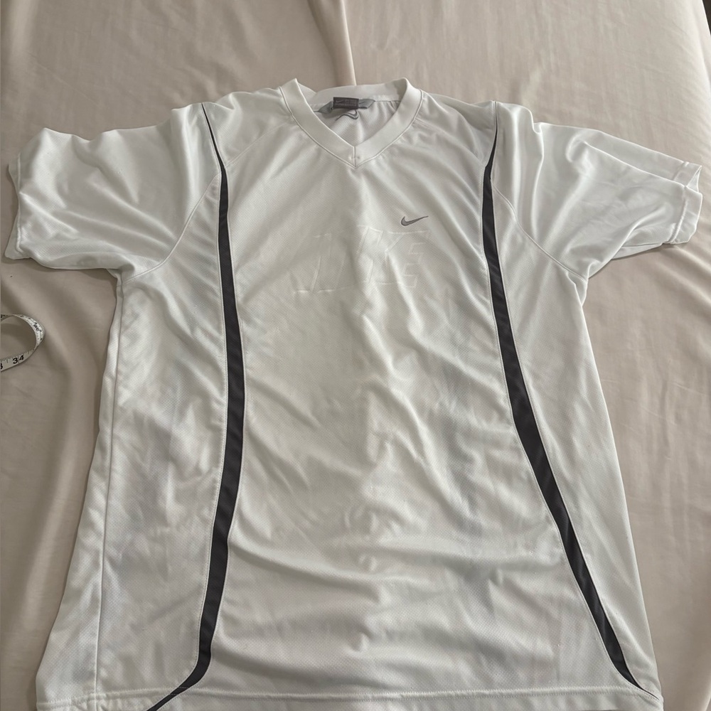 Nike White Womens extra large shirt  with Gray Tag